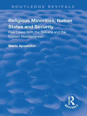 cover image of Religious Minorities, Nation States and Security